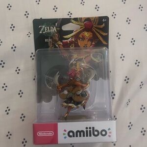 Nintendo Amiibo Riju Figure with Red and Gold Accents